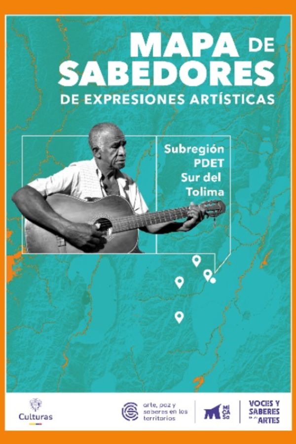 Mapa de sabedores de expresiones artísticas - Tolima